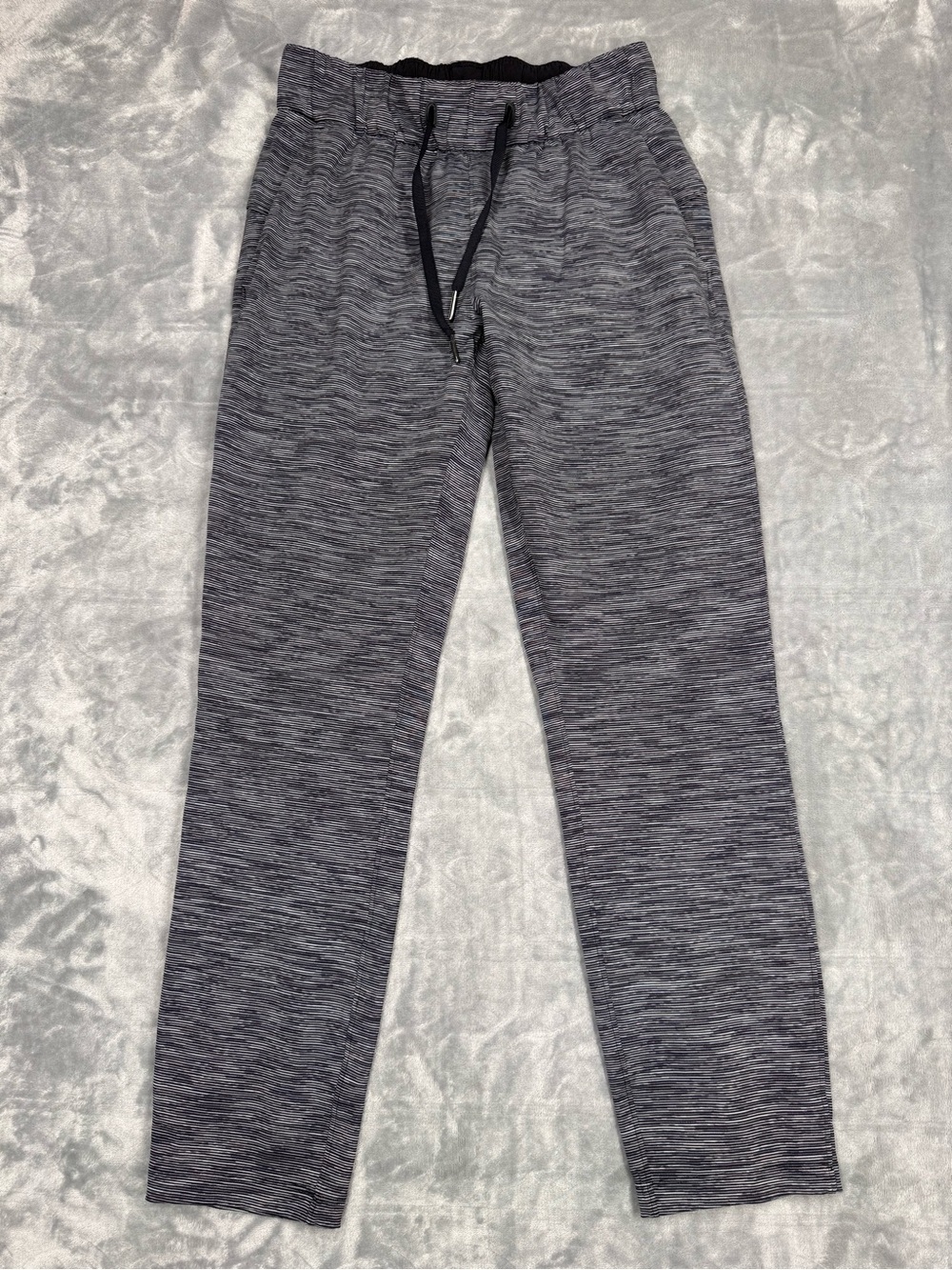 Lululemon Heather Gray Performance Drawstring Joggers